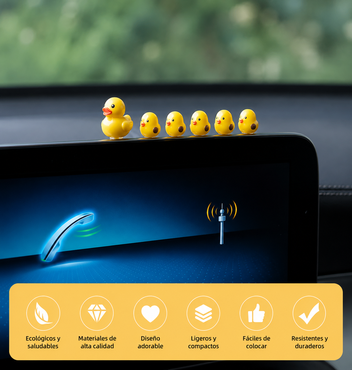 FreshRide™ Dashboard Ducks